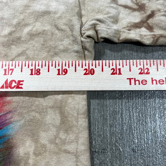 The Mountain Tribal Spirits Tie Dye T-Shirt Brown Large - Picture 6 of 7